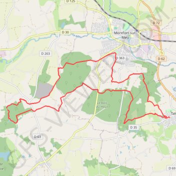 Itinéraire Le moulin du casse, distance, dénivelé, altitude, carte, profil, trace GPS
