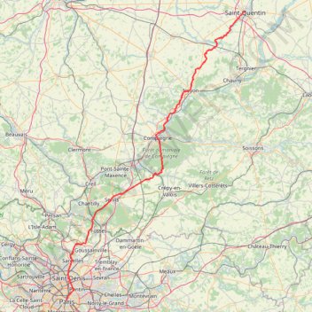 Itinéraire Le Chemin Estelle, distance, dénivelé, altitude, carte, profil, trace GPS