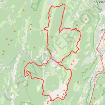 Itinéraire utv22, distance, dénivelé, altitude, carte, profil, trace GPS