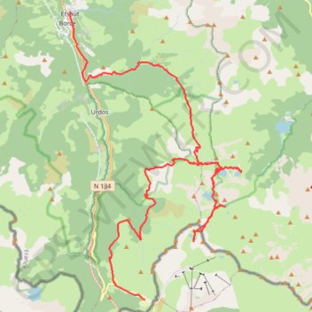 Itinéraire Les lacs d'Ayous dans le Parc National des Pyrénées en 3 jours, distance, dénivelé, altitude, carte, profil, trace GPS