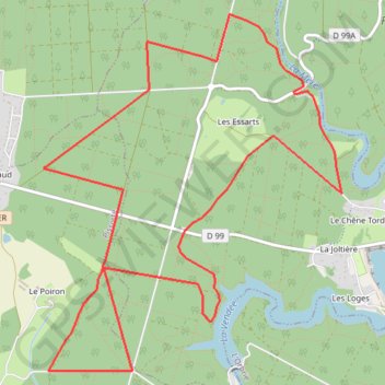 Itinéraire VTT N°4, distance, dénivelé, altitude, carte, profil, trace GPS