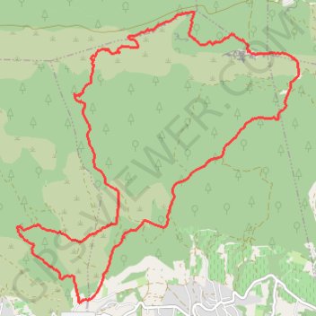 Itinéraire Merindol - les Borrys - Roque des Bancs, distance, dénivelé, altitude, carte, profil, trace GPS