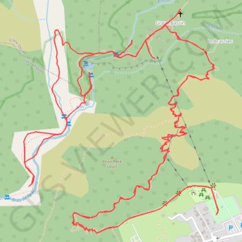 Itinéraire RandoPitons.re #1705 - De Bois Court à la Cascade du Voile de la Mariée de Grand Bassin, distance, dénivelé, altitude, carte, profil, trace GPS