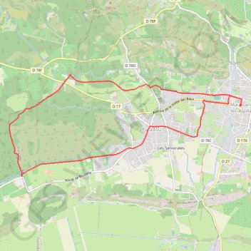 Itinéraire Autour de Maussane-les-Alpilles et du Paradou, distance, dénivelé, altitude, carte, profil, trace GPS