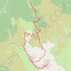 Itinéraire Crête des Conques et Pène Nère depuis la RF de l'Aya, distance, dénivelé, altitude, carte, profil, trace GPS