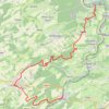 Itinéraire Poulseur - Ouffet - Hamoir, distance, dénivelé, altitude, carte, profil, trace GPS