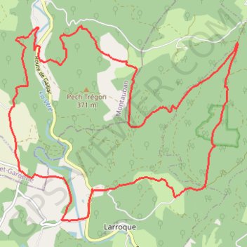 Itinéraire Saint Urbens, distance, dénivelé, altitude, carte, profil, trace GPS