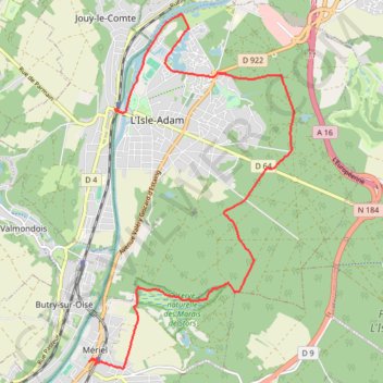 Itinéraire Un salut à Jean Gabin, distance, dénivelé, altitude, carte, profil, trace GPS