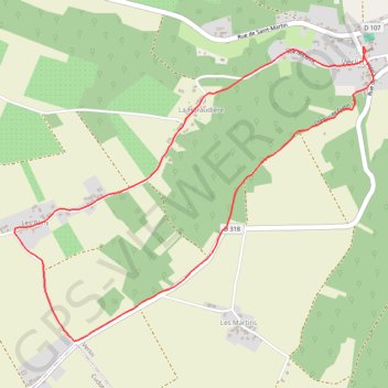 Itinéraire Verlin 89330, distance, dénivelé, altitude, carte, profil, trace GPS