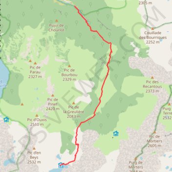 Itinéraire Réserve d'Orlu, distance, dénivelé, altitude, carte, profil, trace GPS