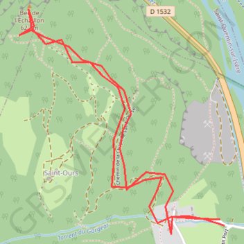 Itinéraire Bec de l'Echaillon (Vercors), distance, dénivelé, altitude, carte, profil, trace GPS