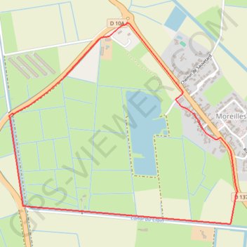 Itinéraire Les Hérons - Moreilles, distance, dénivelé, altitude, carte, profil, trace GPS