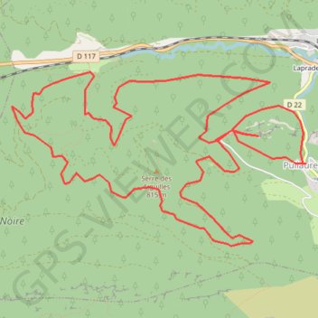 Itinéraire Le Château de Puilaurens, distance, dénivelé, altitude, carte, profil, trace GPS