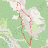 Itinéraire Les Crêtes de Peyrolle, distance, dénivelé, altitude, carte, profil, trace GPS