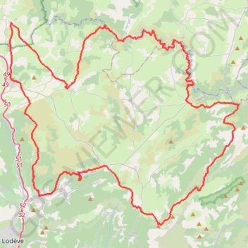 Itinéraire Tour du Larzac Méridional (Hérault-Gard) (2019), distance, dénivelé, altitude, carte, profil, trace GPS