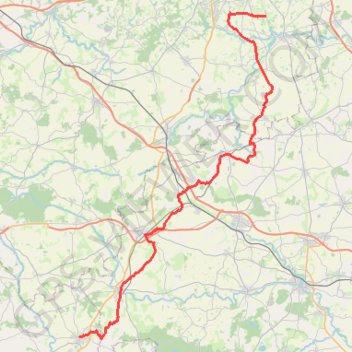 Itinéraire Étape-sur-la Voie Verte de Saint-Malo à Rhuys, distance, dénivelé, altitude, carte, profil, trace GPS