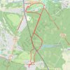 Itinéraire Coye-chantilly par la piste des lions, distance, dénivelé, altitude, carte, profil, trace GPS