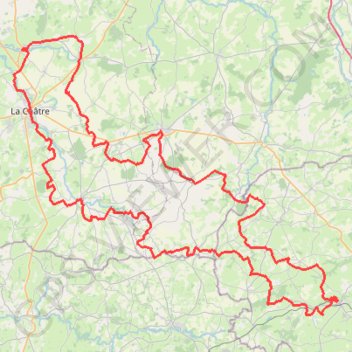 Itinéraire Sur les pas des Maîtres Sonneurs entre Berry et Bourbonnais, distance, dénivelé, altitude, carte, profil, trace GPS