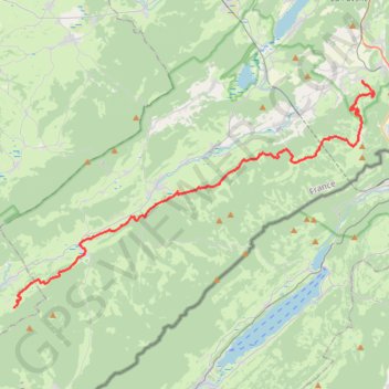 Itinéraire Grandes Traversées du Jura - Mont d'Or, distance, dénivelé, altitude, carte, profil, trace GPS