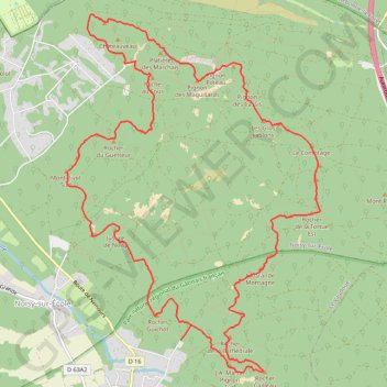 Itinéraire Le Circuit des 25 Bosses, distance, dénivelé, altitude, carte, profil, trace GPS