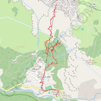 Itinéraire Vénosc-les deux alpes, distance, dénivelé, altitude, carte, profil, trace GPS