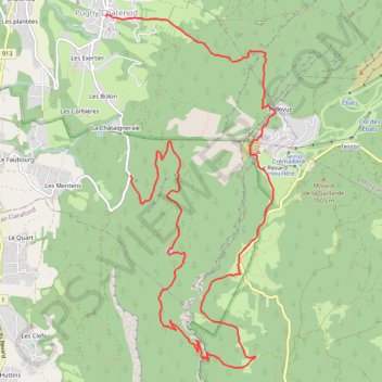 Itinéraire Le Revard, distance, dénivelé, altitude, carte, profil, trace GPS
