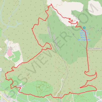 Itinéraire Les Balcons de Montpeyroux, distance, dénivelé, altitude, carte, profil, trace GPS
