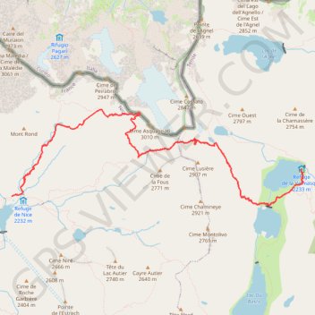 Itinéraire new, distance, dénivelé, altitude, carte, profil, trace GPS
