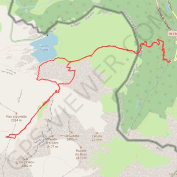 Itinéraire Cirque d'Olibon, distance, dénivelé, altitude, carte, profil, trace GPS