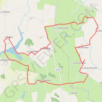 Itinéraire Etang 02-Dec-2020-1354 2, distance, dénivelé, altitude, carte, profil, trace GPS