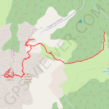 Itinéraire Obiou et crete de la Laisse (Devoluy), distance, dénivelé, altitude, carte, profil, trace GPS