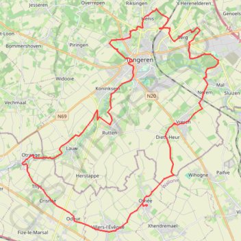 Itinéraire G reprise, distance, dénivelé, altitude, carte, profil, trace GPS