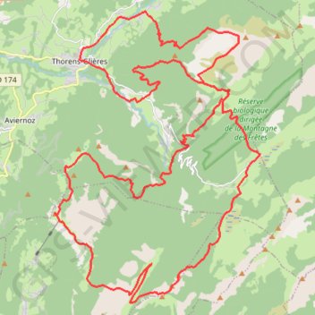 Itinéraire Du haut des Lapiaz, distance, dénivelé, altitude, carte, profil, trace GPS