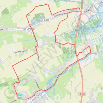 Itinéraire Château du Ganspette, distance, dénivelé, altitude, carte, profil, trace GPS