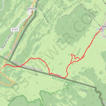 Itinéraire La Dôle, distance, dénivelé, altitude, carte, profil, trace GPS