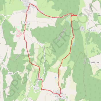 Itinéraire Le moulin et la tuilerie de Montby, distance, dénivelé, altitude, carte, profil, trace GPS