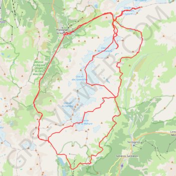 Itinéraire Ski rando la vanoise, distance, dénivelé, altitude, carte, profil, trace GPS