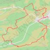 Itinéraire track, distance, dénivelé, altitude, carte, profil, trace GPS