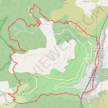 Itinéraire Tour de la Maglia, distance, dénivelé, altitude, carte, profil, trace GPS