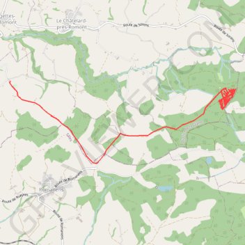 Itinéraire 598453, distance, dénivelé, altitude, carte, profil, trace GPS