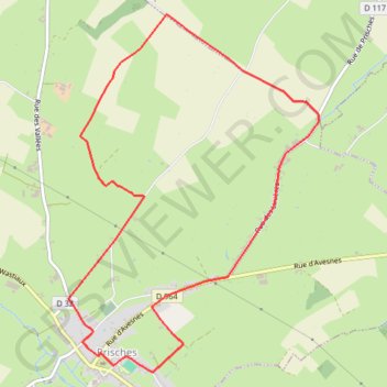 Itinéraire Circuit des boutons d'or - Prisches, distance, dénivelé, altitude, carte, profil, trace GPS