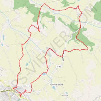 Itinéraire La boucle d'Ardialle, distance, dénivelé, altitude, carte, profil, trace GPS