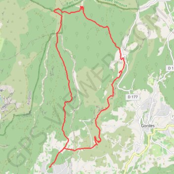Itinéraire Cabrières Avignon (Abbaye de Sénanque), distance, dénivelé, altitude, carte, profil, trace GPS