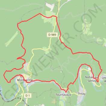 Itinéraire La Croix Scailles Variante courte, distance, dénivelé, altitude, carte, profil, trace GPS