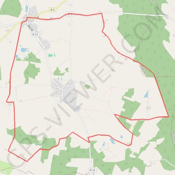 Itinéraire Boucle 10 - Vernon, distance, dénivelé, altitude, carte, profil, trace GPS