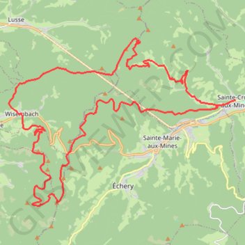 Itinéraire Le Circuit des Bavarois, distance, dénivelé, altitude, carte, profil, trace GPS