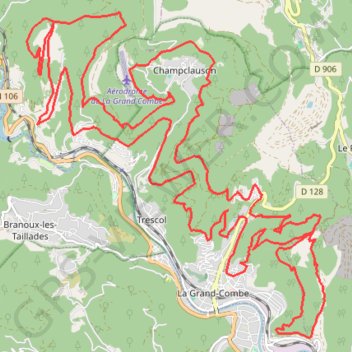Itinéraire Rando en pays Grand'Combien, distance, dénivelé, altitude, carte, profil, trace GPS