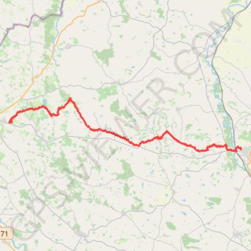 Itinéraire Compostelle Lectoure-Condom, distance, dénivelé, altitude, carte, profil, trace GPS