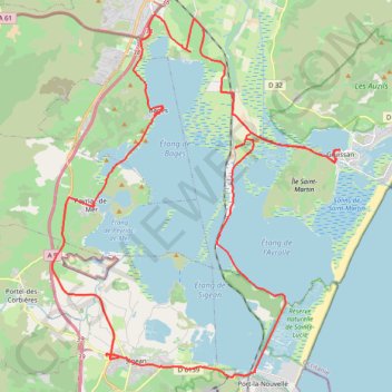 Itinéraire Tour des étangs-2884806, distance, dénivelé, altitude, carte, profil, trace GPS
