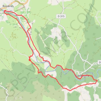 Itinéraire Les balcons de la Baume, distance, dénivelé, altitude, carte, profil, trace GPS